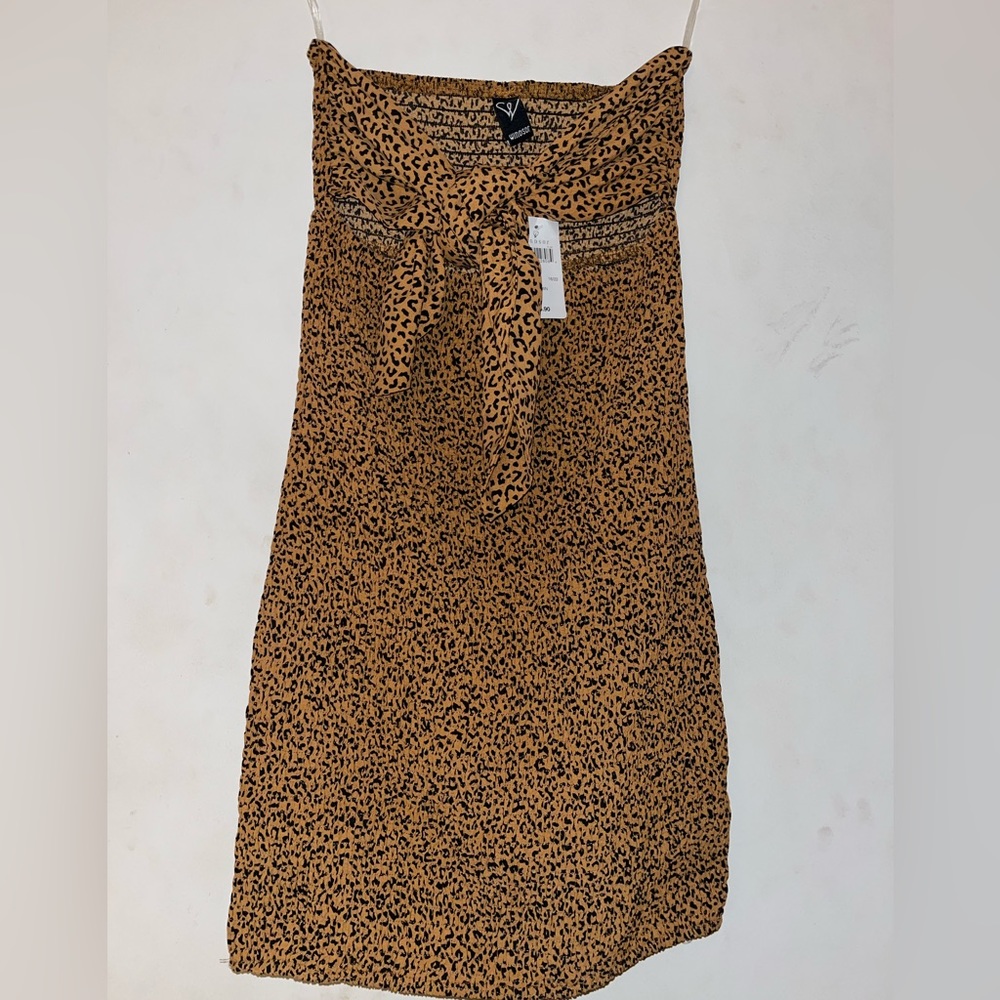 Animal Print Tie Dress